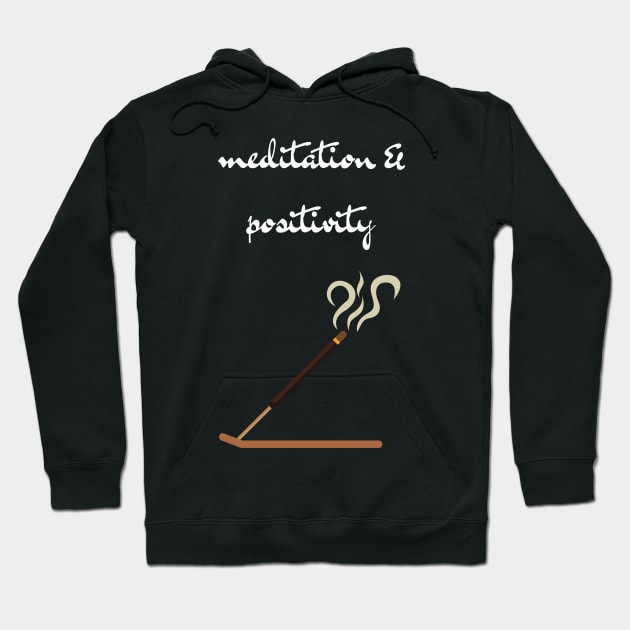 meditation & positivity Hoodie by Fredonfire